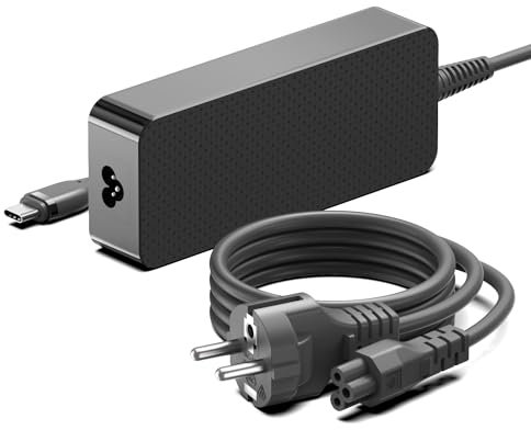 HKY Alimentatore di rete USB C da 100 W per docking Staion Dual Monitor USB C Dual 4K HDMI Type C Dock AC DC Adapter PFC Cavo di ricarica