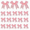 50 PCS Pink Bows for Christmas Tree Crafts Small Pink Bow 3″ Christmas Satin Twist Tie Bows for Tree Decor Cake Gift Wrapping Ribbon Christmas Bow Decor Ornaments Christmas Tree Decorations for Party