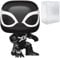 POP Marvel Gamerverse: Spider-Man 2 - Black Suit Harry Osborn Funko Vinyl Figure (Bundled with Compatible Box Protector Case), Multicolored, 3.75 inches