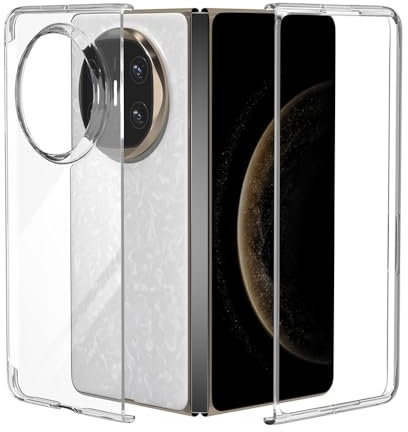 WUACYEAMING Funda Protectora para Teléfono PC Plegable, Compatible con OPPO Find N5, Resistente a Golpes y ArañazosTransparencia