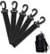 Velcro Cable Ties Heavy Duty 5-Pack, Reusable Hook and Loop Straps with Metal Buckle for Cord Management, Extension Cord Organizer, Cable Holder for Garage, Workshop, Garden, and Van Storage