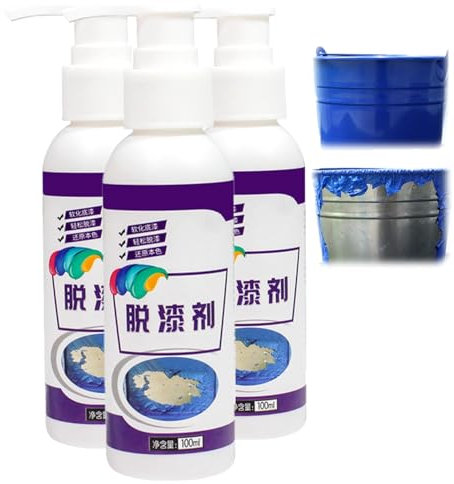 High-Efficiency Paint Remover, paint stripper, Heavy-Duty Paint & Varnish Remover Aerosol, Non-Drip Gel Spray for Metal, Wood, Brick, Concrete | Strength Stripper, Graffiti Remover (B, 300ml)