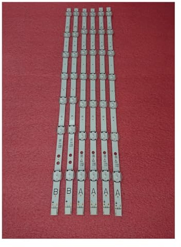 ZHANGAIQINYG Tira de retroiluminación LED for televisores 49U6763DA, 49U6763DB, 49U5863DB, 49U5663DB y 49U5766DB U49H700 VES490QNDL-2D-N11 VES490QNDS-2D-U11(5 Kit For 5 TV)