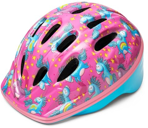 OutdoorMaster Kids Bike Helmet - Adjustable Safety Lightweight Toddler Helmet for Children (Age 3-15), 14 Vents for Cycling, Roller Skating, Scooter