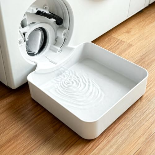 Washing Machine Drain Tray, Front Load Washing Machine Drip Drainage Tray | Waterproof Non-Slip Leak Proof Drip Pan With Raised Edge, for Washer Dryer Basement Laundry Room Apartment