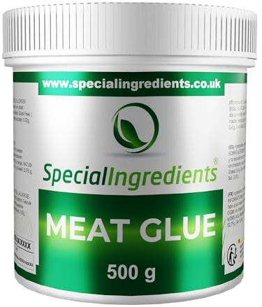 Special Ingredients Meat Glue/Transglutaminase 500g Premium Quality, Non-GMO, Gluten Free, Non-irradiated – Recyclable Container