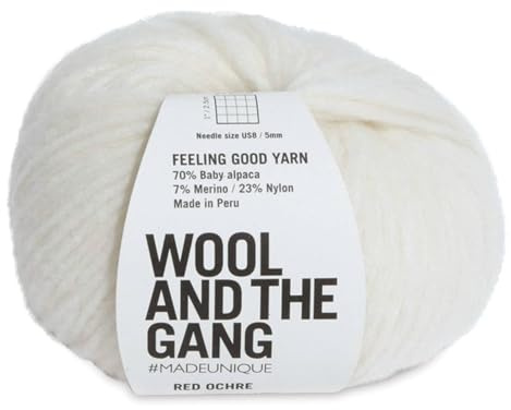 Wool and the Gang Feeling Good Yarn 44 Ivory White