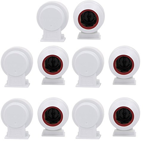 sourcing map 10Stk. AC 500V 2A G13-F41GS T8 Lampenfassung G13 Basis Leuchtstoff Lampe Halter mit Abdeckung