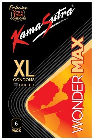 Kamasutra Wonder Max Gepunktete Kondome – 6 Stück (XL)