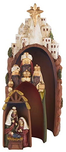 The Nativity Store - Nesting Nativity Set - Manger Scene for Christmas - Holy Family Decorations - Indoor Holiday Decor (3 PC Set)