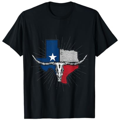Texas Longhorn Geschenk Texaner Texas T-Shirt