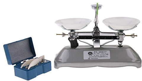 LOVIVER 100/200/ 500 Gramm Schulwaage Balancewaage mit Gewichten, Spielwaage Spielzeug für Kindergarten und Schule, 100 Gramm