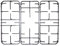 Lofra Kit 3 griglie in ferro smaltato nero lucido per cucina piano cottura 5 fuochi - 03060196-03060197 - P3266/KIT