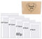 Rshuhx 500pcs Small Plastic Bags Sealable Clear Grip Seal Bags Heavy Duty Thicken 160μm Multiple Size Little Bag Handy for Classification Storage Nuts Cookies Jewellery Seeds Screw