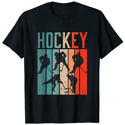Vintage Style Eishockeyspieler I Eishockey T-Shirt