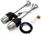 YIYIDA Horn für 12V/24V, Edelstahl, Luftkompressor-Lautsprecher, 170 dB, Doppelrohr, wasserdicht, YYDA833, VEHICLE_HORN