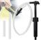 SNAGAROG Pompa Sifone Manuale Pompa Manuale Benzina Lunghezza Tubo 60 cm Pompa a Mano per Benzina per Trasferimento di Liquidi