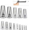 14 Stück Caulking Dichtungsfinisher Dichtungsdüse Düse Düsenapplikator aus Edelstahl Verschiedene Größen Abdichten Werkzeuge Kit für Klebstoffe und Dichtstoffe für Badezimmer Küche Raum Boden Ecke