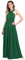 Abendkleid Lang Damen Elegant Sexy Rückenfreies Multiway Bandage Wickelkleid Festlich Hochzeitskleid Brautkleid Brautjungfernkleider Cocktailkleid Weihnachten Silvester Partykleid Ballkleid Grün S