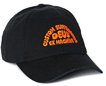 Deus Ex Machine Locations Dad Cap Schwarz, Schwarz , One size
