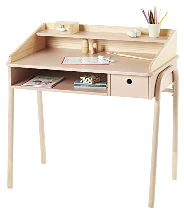 VERTBAUDETKinder Schreibtisch,AmazonasrosaONE SIZE