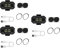 perfk Drohnenavigations LED Licht USB Aufladung Einstellbar 90mAh für DJI Mini3 Pro, 3 Stück