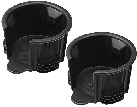 X AUTOHAUX Front Central Console Cup Holder Insert Replaces LR021330 LR087454 Fit for Land Rover Discovery Sport for Range LR2 LR4 LR3 for Car Drinks Bottles