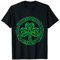 Irish Celtic Knot Shamrock Distressed Clover T-Shirt T-Shirt