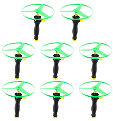 INOOMP 8 Piezas Juguete De Platillo Volador para Niños Disco Volador Gorila del Cielo Placa Voladora De Plástico Juguete Al Aire Juguetes Voladores para Niños El Plastico Pequeña CD