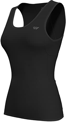 Lo.gas Fahrradtrikot Damen äRmellos,Radtrikot Atmungsaktiv Rennrad Trikot Fahrradshirt Mountainbike Frauen Sport Shirts FüR Damen Tank Top 4 Taschen Schwarz XXL
