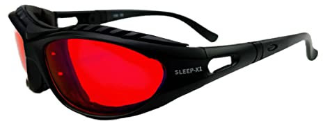 SLEEP-X1 100% Rote Blaulichtfilter und Grünlichtfilter Brille Computerbrille PC Gaming Bluelight Filter Uv Blue Light Blocking Glasses Anti Damen Herren (Rot)
