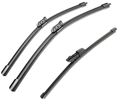 HYSOND Limpiaparabrisas 3 Uds para Golf 7 MK7 Hatchback 2012-2018 26 + 18 + 11 escobillas Limpiaparabrisas Traseras Delanteras Accesorios De Cortador De Parabrisas