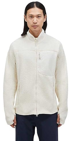 Peak Performance Herren Pile Zip Jacke, vintage white, M