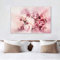 YLHKME Abstrakte Aquarell Blumen Rosa Pfingstrose Bilder Leinwand Malerei, Moderne Wandbilder Wohnzimmer Schlafzimmer Deko Poster Kunstdrucke,Ohne Rahmen (Rahmenlos,80X120CM)