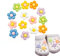 JZK 14 Stück Blumen-Schuhanhänger für CROCS CLOGS für Kinder, Mädchen und Frauen, süße Widgets für CROCS, Schuhanhänger für CLOG-Schuhdekorationen