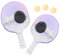 OKESYO Tischtennis Griff Adapter für Meta Quest 3 Controller, Tischtennis Pads Schläger für Quest 3 Zubehör, Erhöhte Kontrolle und Präzision, Verbessern Sie das Spielerlebnis