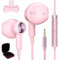 Auriculares con Cable para Redmi Note 14 13 Pro 12 11S 5G XiaoMi Poco X6 C75,Magnéticos Estéreo Audifonos 3,5MM Jack,In Ear Auriculares con Micrófono para Samsung A15 A14 Galaxy A23 A25 Motorola g84