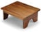 Perfnique Tritthocker aus Holz, 16 cm, Einstufiger Hocker für Erwachsene, 90 kg Belastung, rutschfeste Holz-Tritthocker für hohe Betten, einstufige Leiter für Schlafzimmer, Küche, Bad, Kinder, ältere
