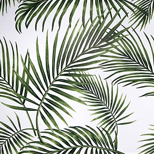 Hode Papier Adhesif pour Meuble de Feuilles de Saule Vertes 90cmx10m,Papier Peint Autocollant Imperméable,Rouleau Adhesif Decoratif Comptoirs de Cuisine Salle de Bain