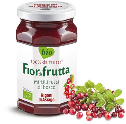 Mirtilli Rossi di Bosco 250 gr Rigoni Di Asiago Fiordifrutta