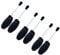 Adjustable Shoe Stretchers for Men and Women - 3 Pairs Comfortable Footwear - Relieves Tightness & Improving Comfort - Available in White & Black, (33cm), Size 9/12 - Ideal for All Shoe Types