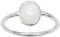 NILOY 925 Sterling Silber Ring Weißer Mondstein Edelstein Schöner Ring Mit Natürlichem Edelstein Ring Größe Männer Und Frauen Handgemachter Schmuck PGR-0015_56 (17.8)