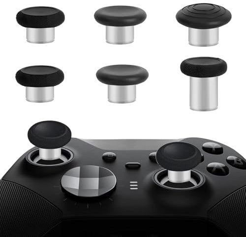 6 Pezzi Di Levette Analogiche In Metallo, Joystick Magnetici, Levette Analogiche Per Accessori Per Controller Xbox Elite Serie 2. Accessori Per Controller Xbox. Palette Per Controller Xbox