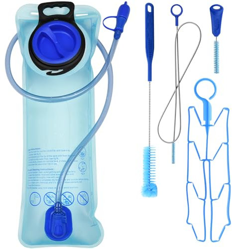 Mdvora 3L Trinkblasen-Reinigungsset, große Öffnung Wasserblase für Radfahren, Wandern, Camping