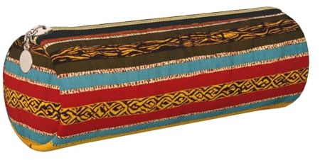 Hingor Federmäppchen mit Indianer-Muster, tragbar, Schreibwaren-Tasche, Kosmetik-Organizer-Tasche für Damen und Herren