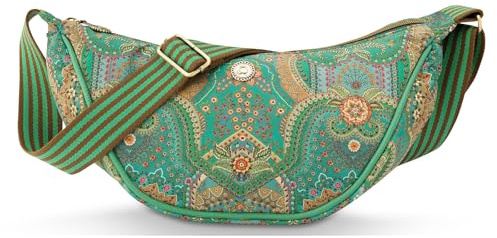 Pip Studio Freya Jabali Green Halbmond Umhängetasche 34x10x16cm