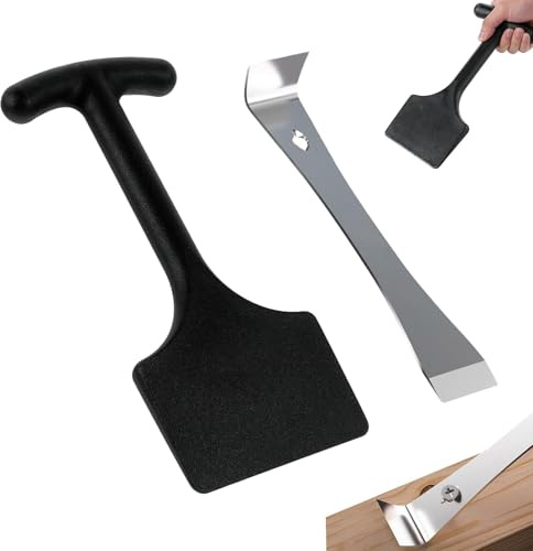 2 Pcs Carpet Fitting Tools Bolster Chisel Carpet Stretcher, Professional Carpet Installation and Edge Tucking, Specialised Chisel for Stair Carpets Installation