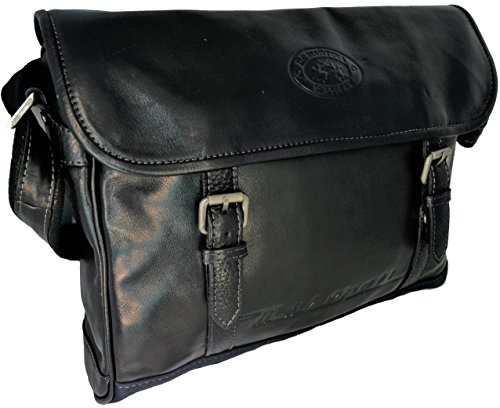 La Martina , Herren Schultertasche schwarz schwarz