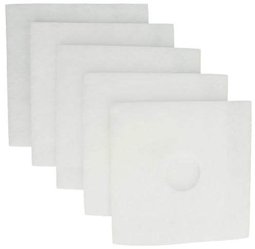 vhbw 5x Luftfilter kompatibel mit Helios ELS-VEO 60/30 | ELS-VEO 60, ELS-VEO 100/60/30, ELS-VEO 100/60 Lüfter, Badlüfter, Ventilator, Lüftungsgerät