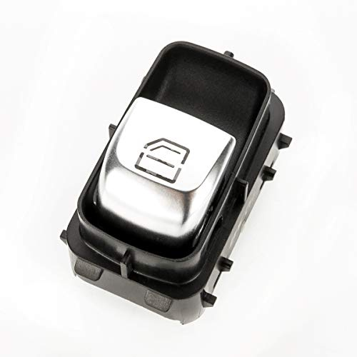 LST Fensterheber Schalter Taste Knopf vorne rechts hinten schwarz silberfarben kompatibel mit Mercedes-Benz C-Klasse W205 S205 A205 C205 EQC N293 GLC X253 C253 Marco Polo Camper Vito V-Klasse W447